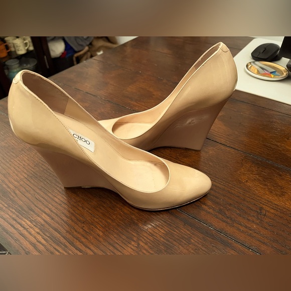 Jimmy Choo Shoes - Jimmy Choo patent leather wedge